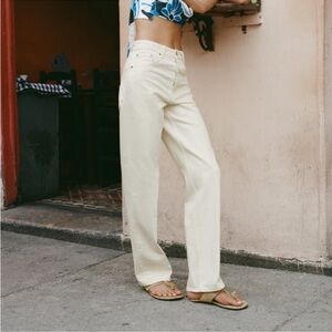 Zara Ecru Jeans